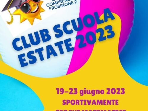CLUB SCUOLA ESTATE 2023